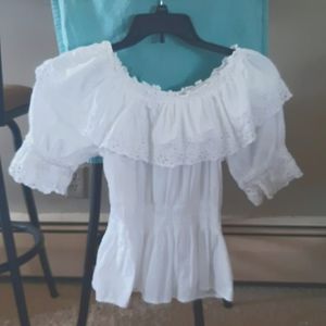 Universal Threads White eyelet Blouse